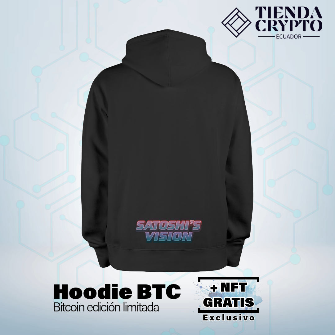 Hoodie BTC "Visión de Satoshi"