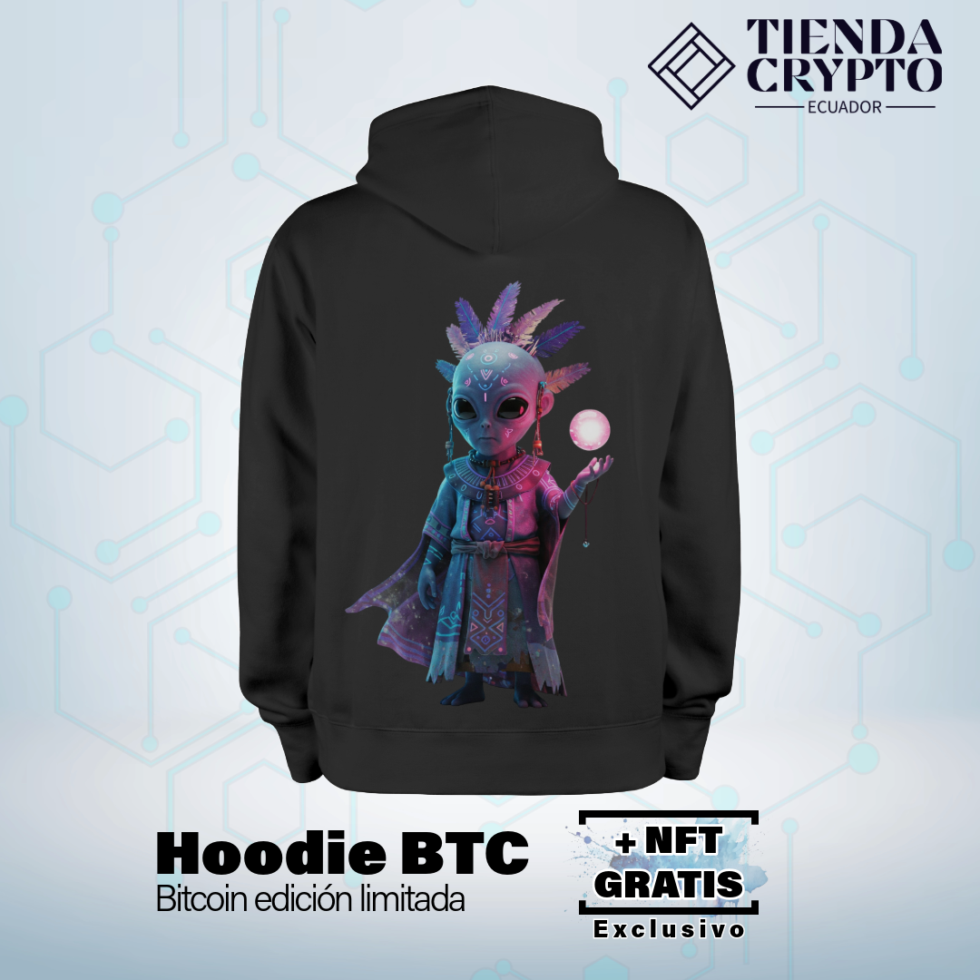 Hoodie BTC "Guardián de la Galaxia Cripto"