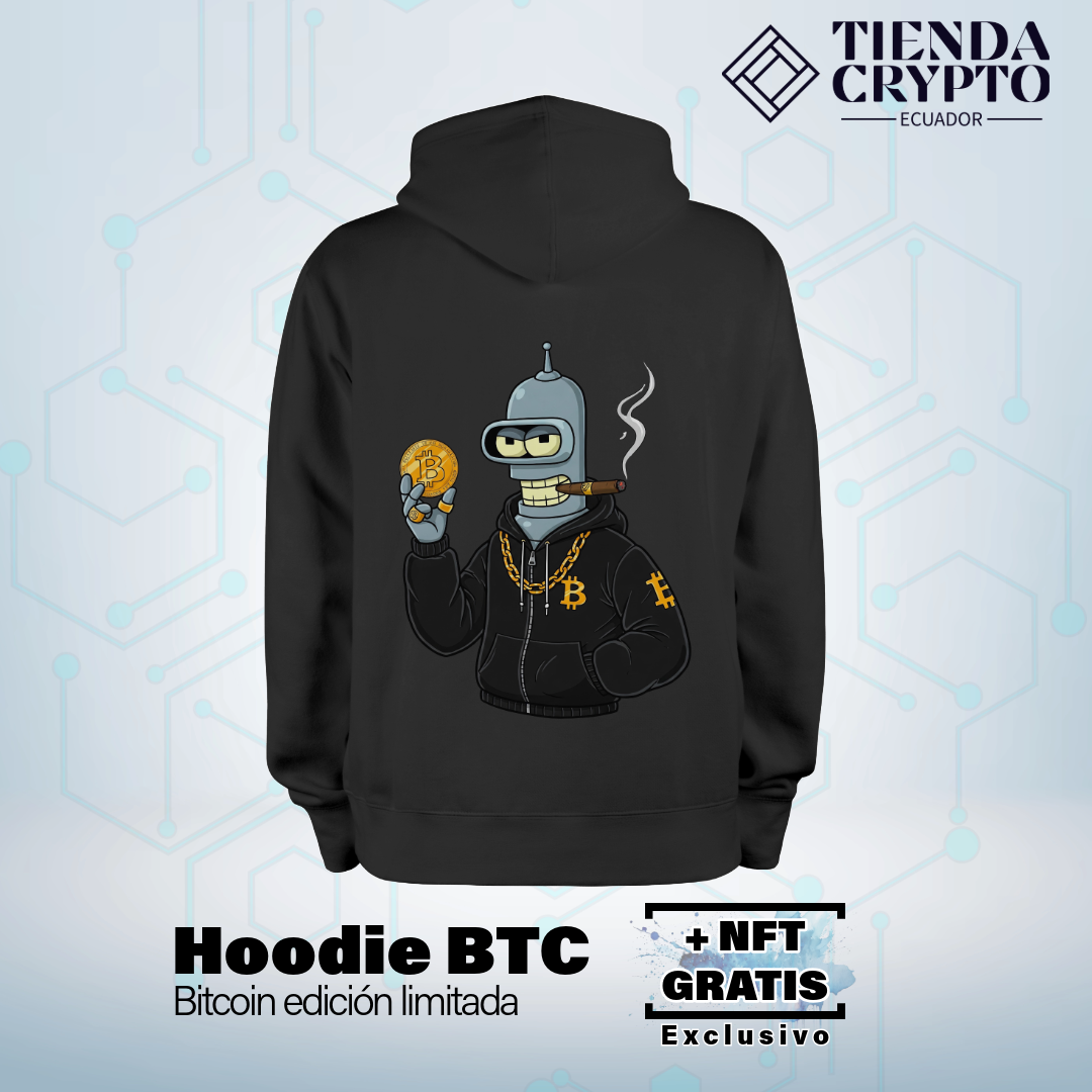 Hoodie BTC "Bender Satoshi"
