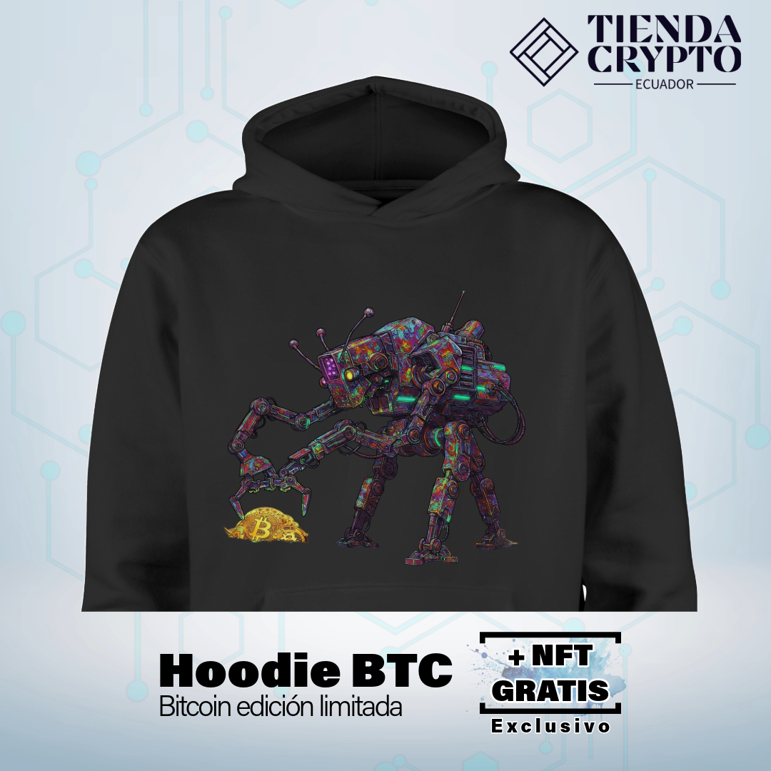 Hoodie BTC "Araña Minera"