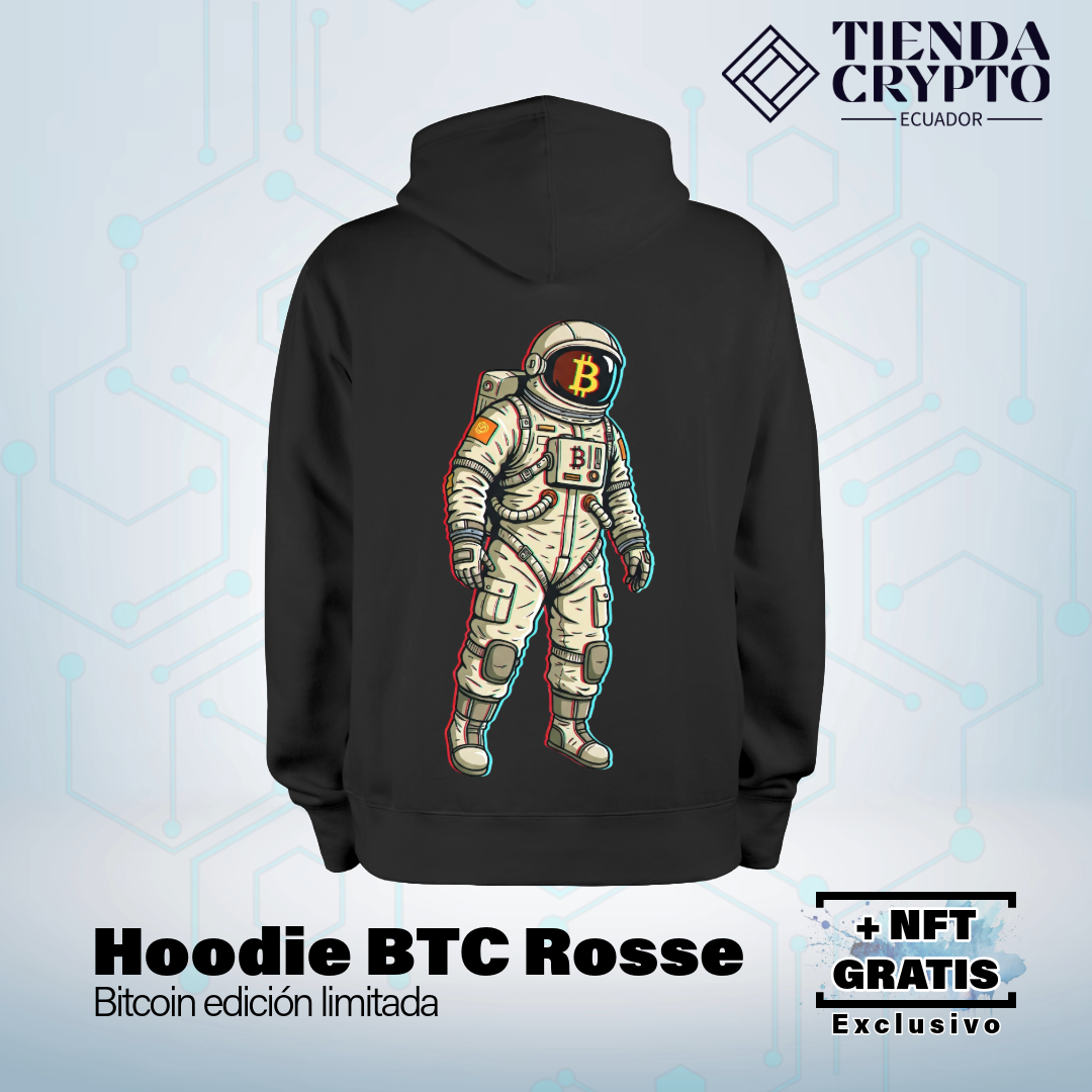 Hoodie BTC "Astronauta HODLer"