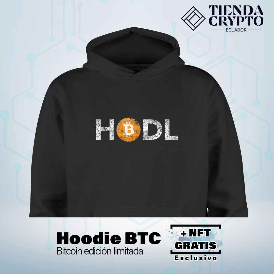 Hoodie BTC "HODL x Bender"