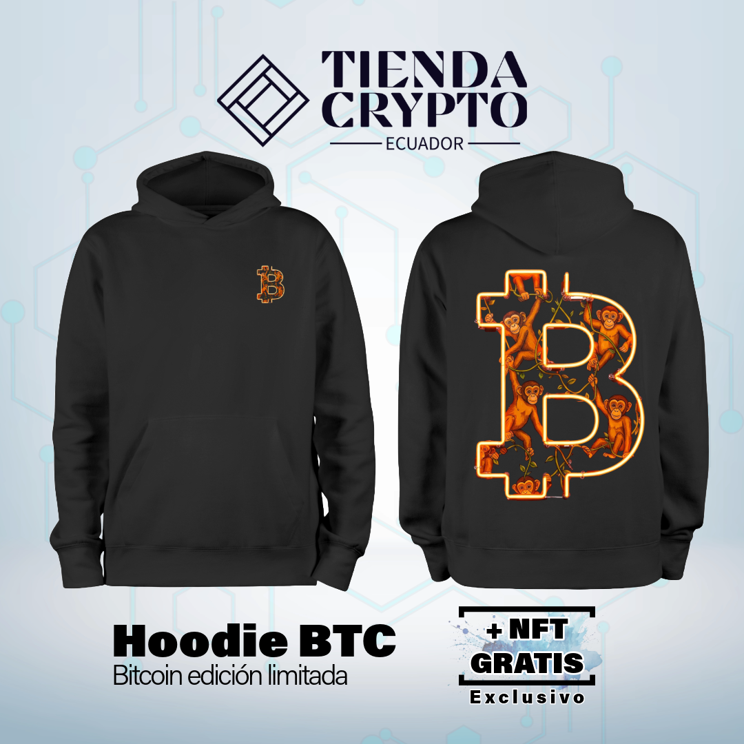 Hoodie BTC "El Clan Mono BTC: La Fuerza Primaria"