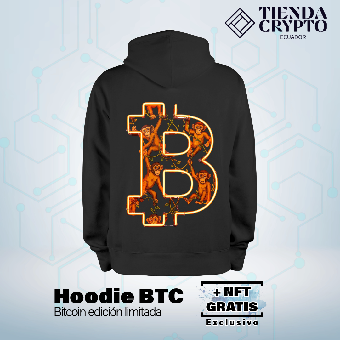 Hoodie BTC "El Clan Mono BTC: La Fuerza Primaria"