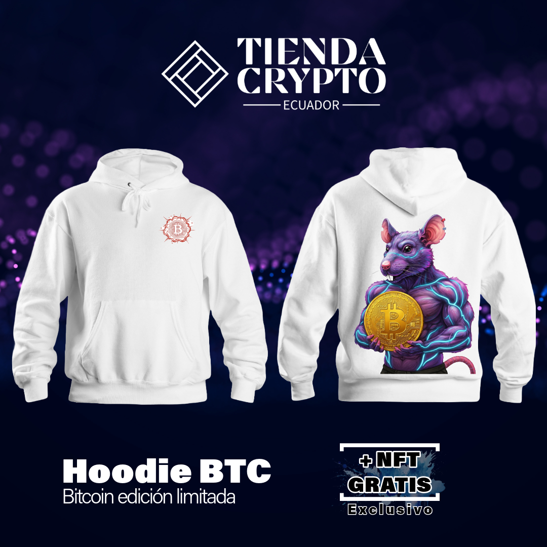 Hoodie BTC "Power Rat"