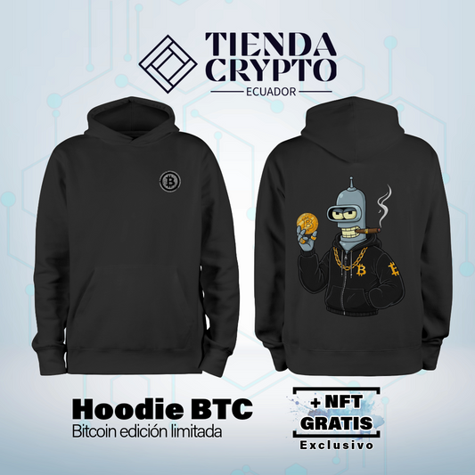 Hoodie BTC "Bender Satoshi"