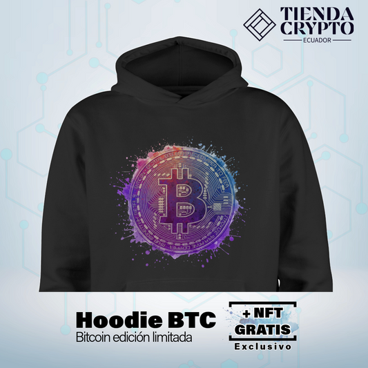 Hoodie BTC "Visión de Satoshi"