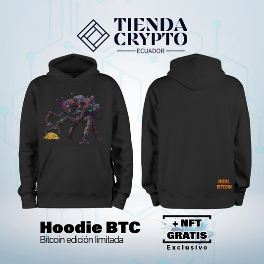 Hoodie BTC "Araña Minera"