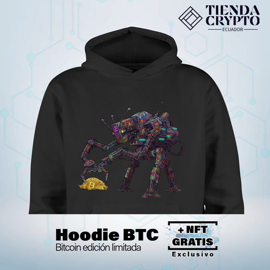 Hoodie BTC "Araña Minera"