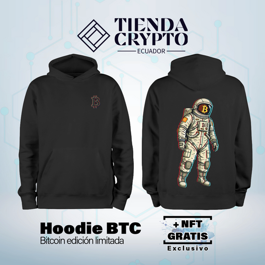 Hoodie BTC "Astronauta HODLer"
