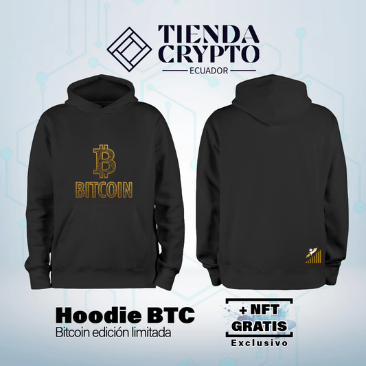 Hoodie "Bitcoin Dorado: La Señal"
