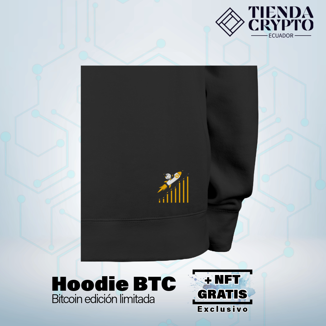 Hoodie "Bitcoin Dorado: La Señal"