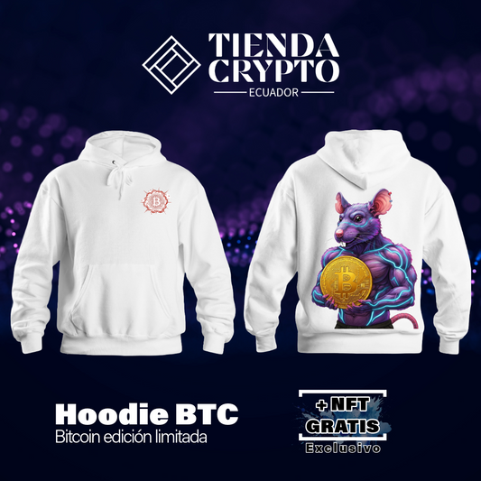 Hoodie BTC "Power Rat"