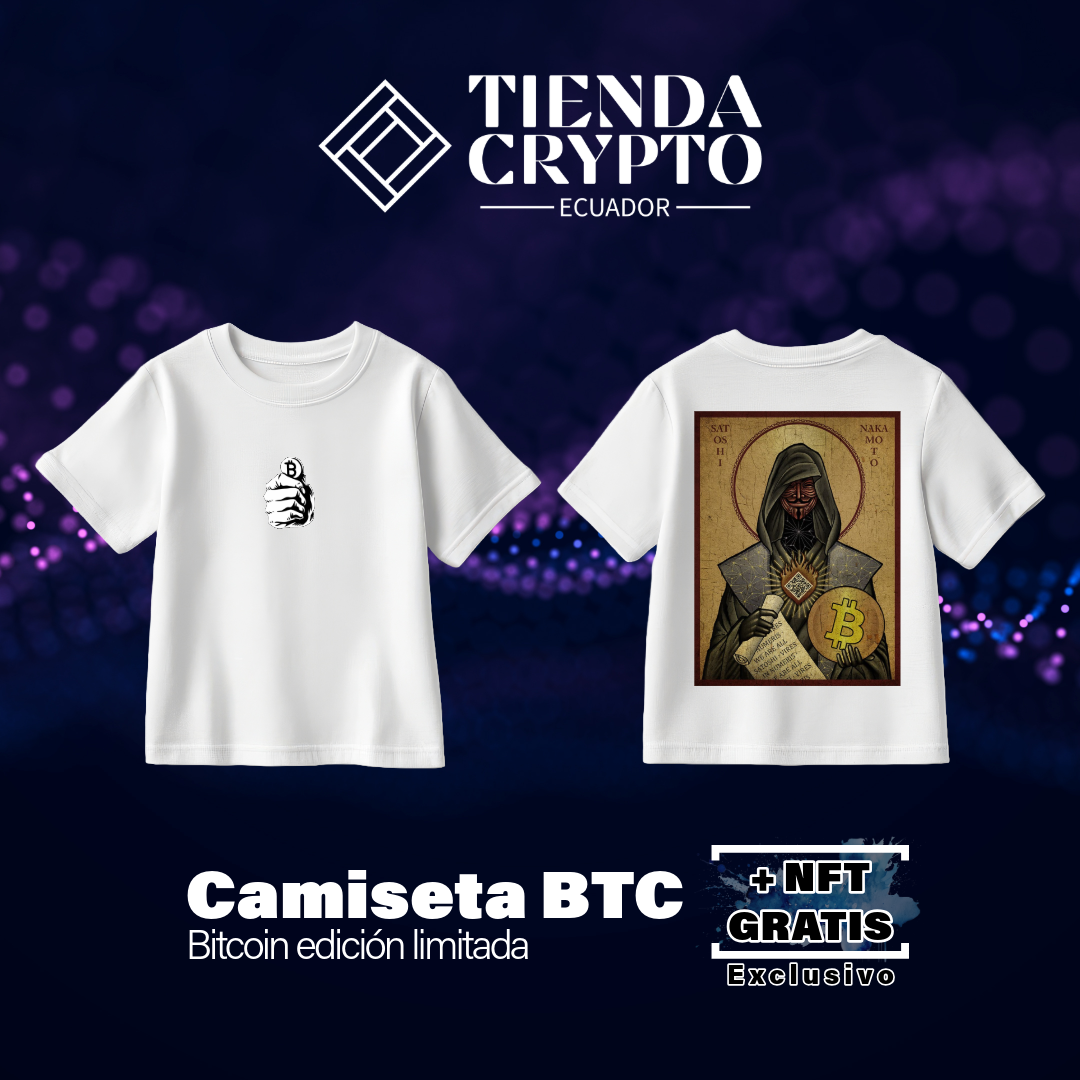 Camiseta BTC "San Satoshi"