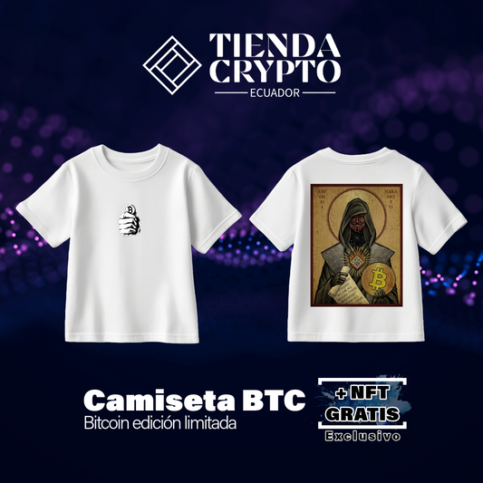 Camiseta BTC "San Satoshi"