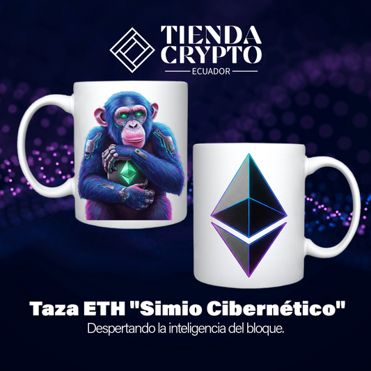 Taza ETH "Simio Cibernético"