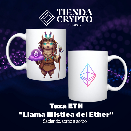 Taza ETH "Llama Mística del Ether"