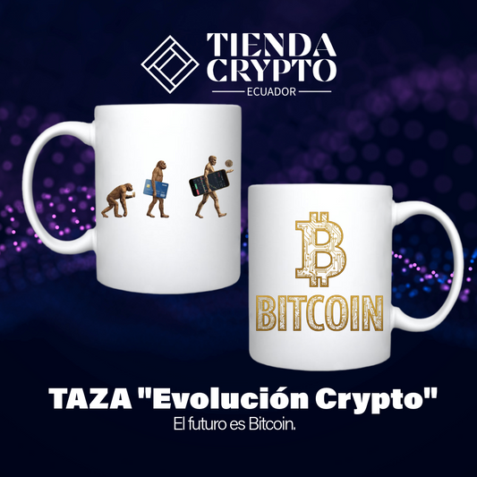 Taza "Evolución Cripto"